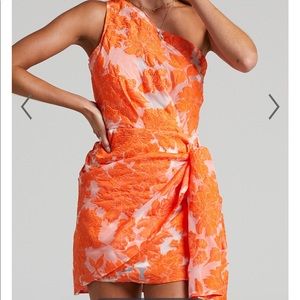 Brailey Orange Floral Dress US size 4